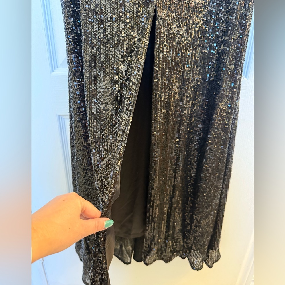 NWT Ever New Rosaleen Sequin Ruched Dress - Picture 6 of 9